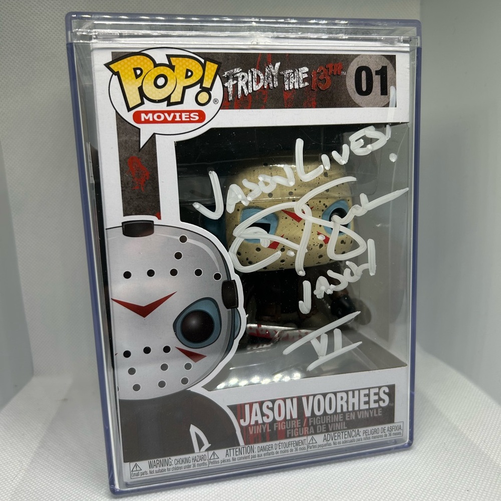 Funko Pop Horror Figure with Red and Black Design